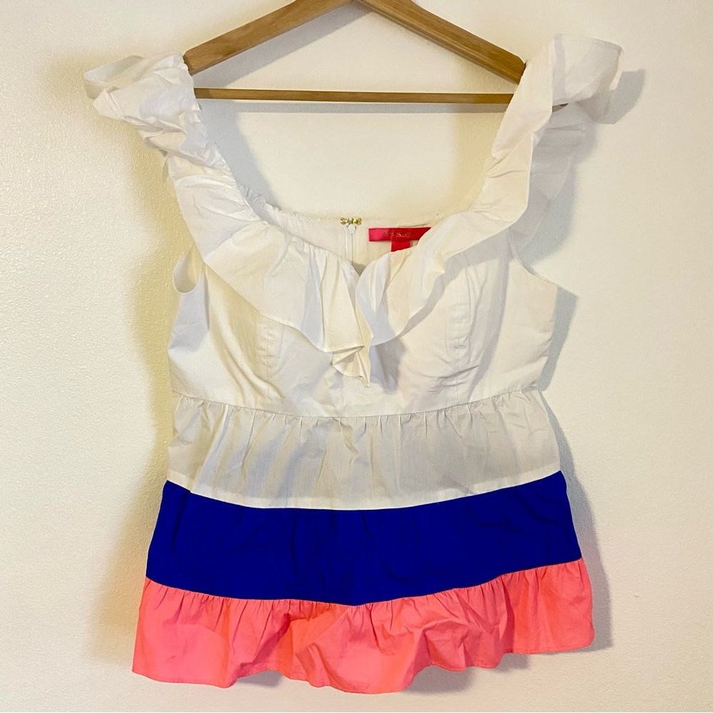 Lilly Pulitzer Emie Ruffle Babydoll Top